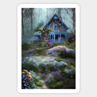 Whimsical Witch Cottage 06 Sticker